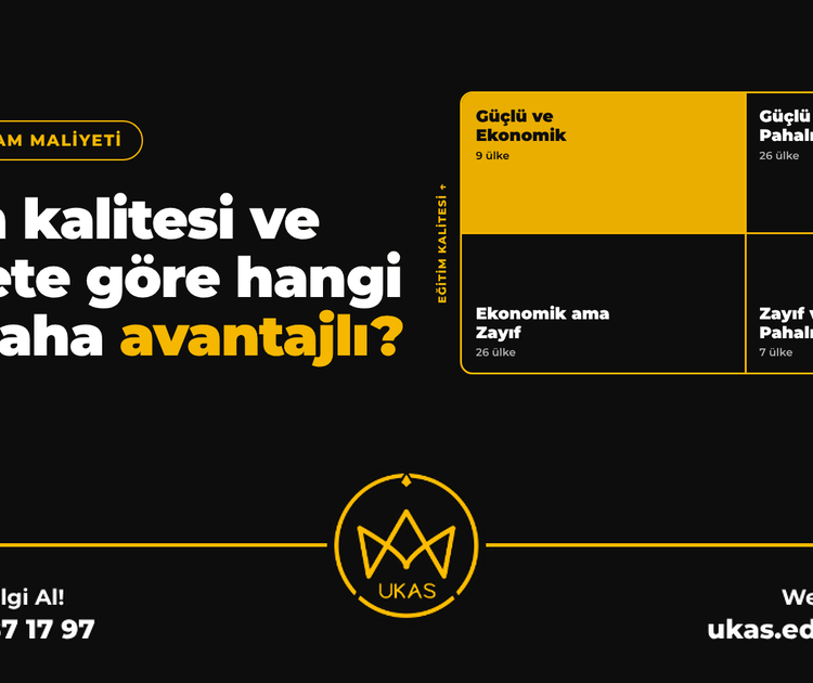 Eğitim kalitesi ve maliyete göre hangi ülke daha avantajlı? 68 ülkenin 4 gruba ayrıldığı matris