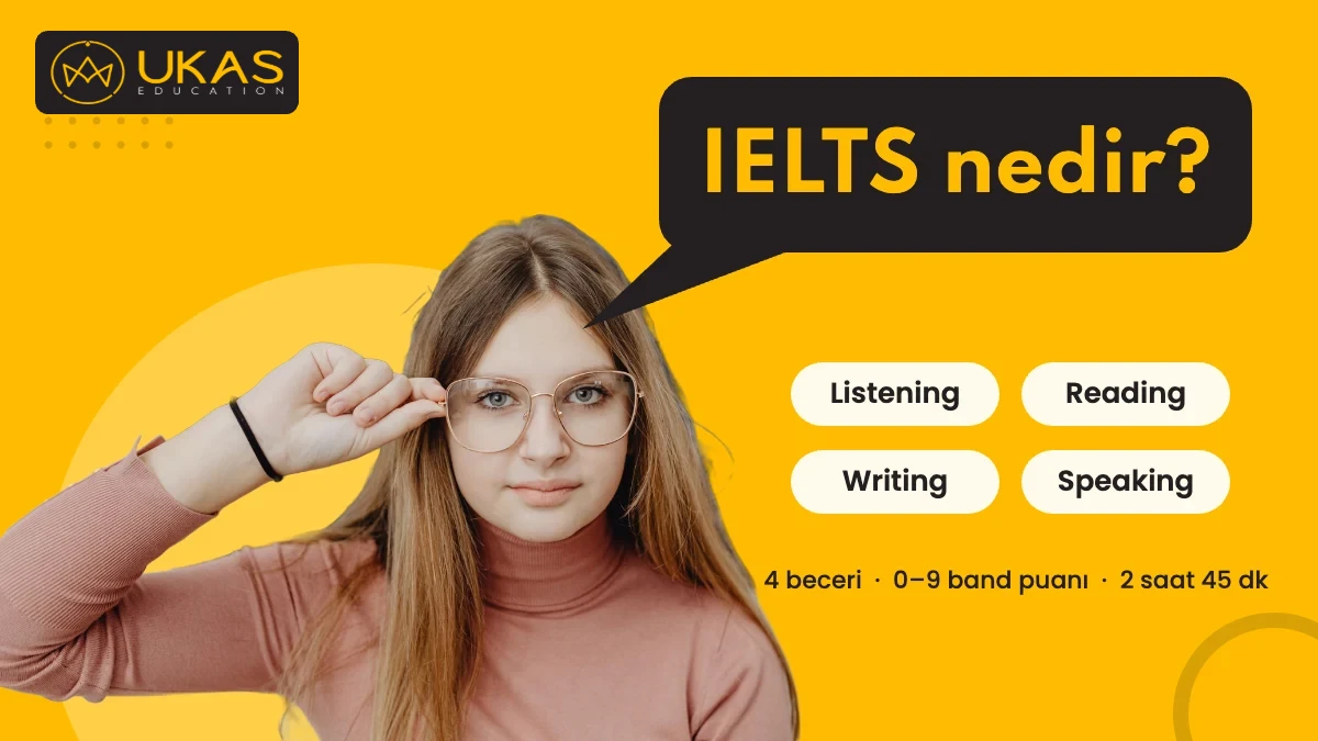 IELTS nedir? Dinleme, okuma, yazma ve konuşma becerilerini ölçen IELTS sınavını soran öğrenci